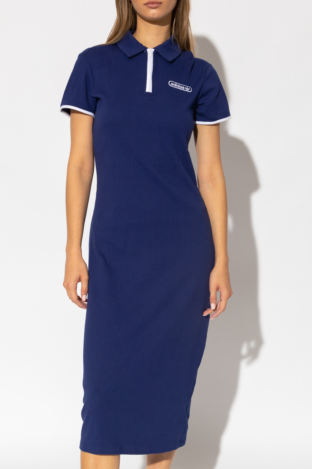 【ADIDAS】Originals Ribbed Mini Dress ★送料・関税込★ adidas Ribbed Mini Dress - Green | Free Shipping with